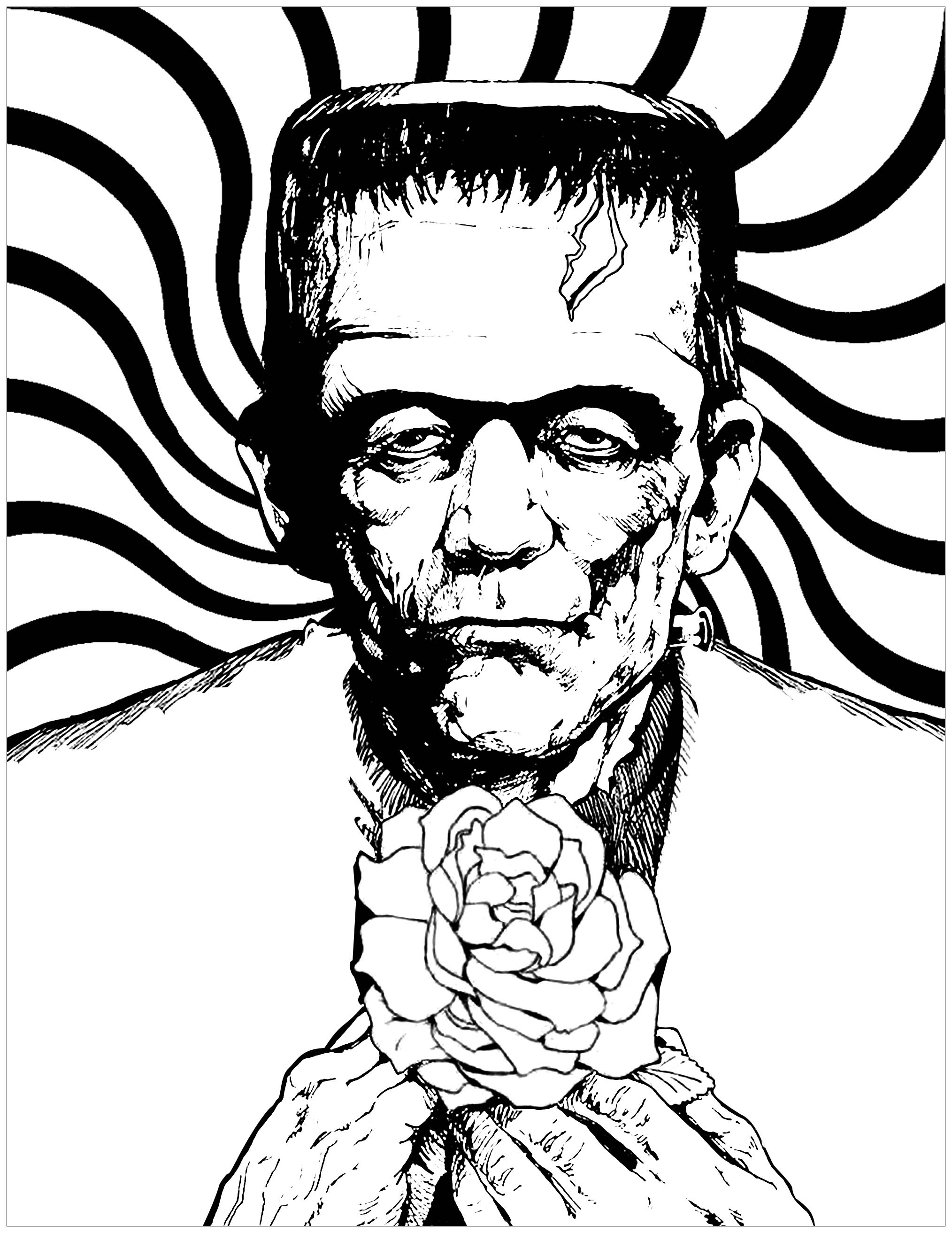 34 Adult Horror Coloring Pages Printable 3