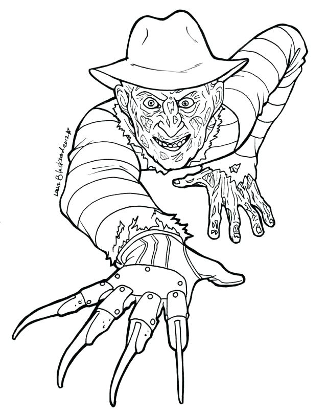 34 Adult Horror Coloring Pages Printable 9