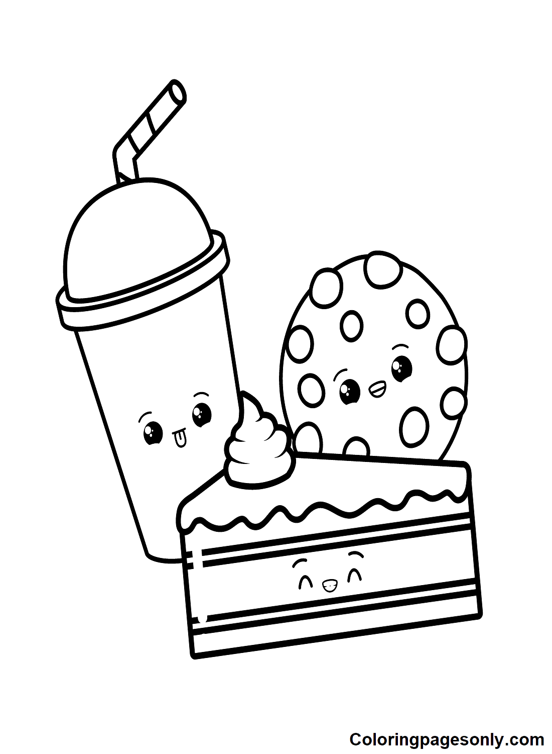 34 Cookie Coloring Pages Printable 10