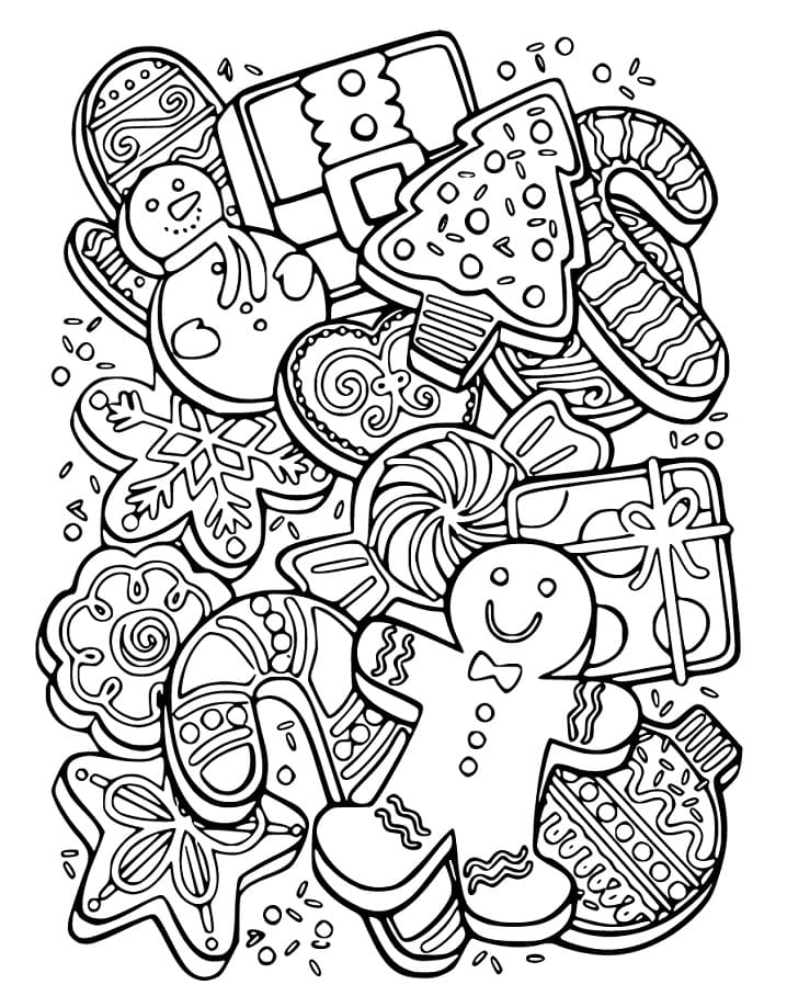 34 Cookie Coloring Pages Printable 20