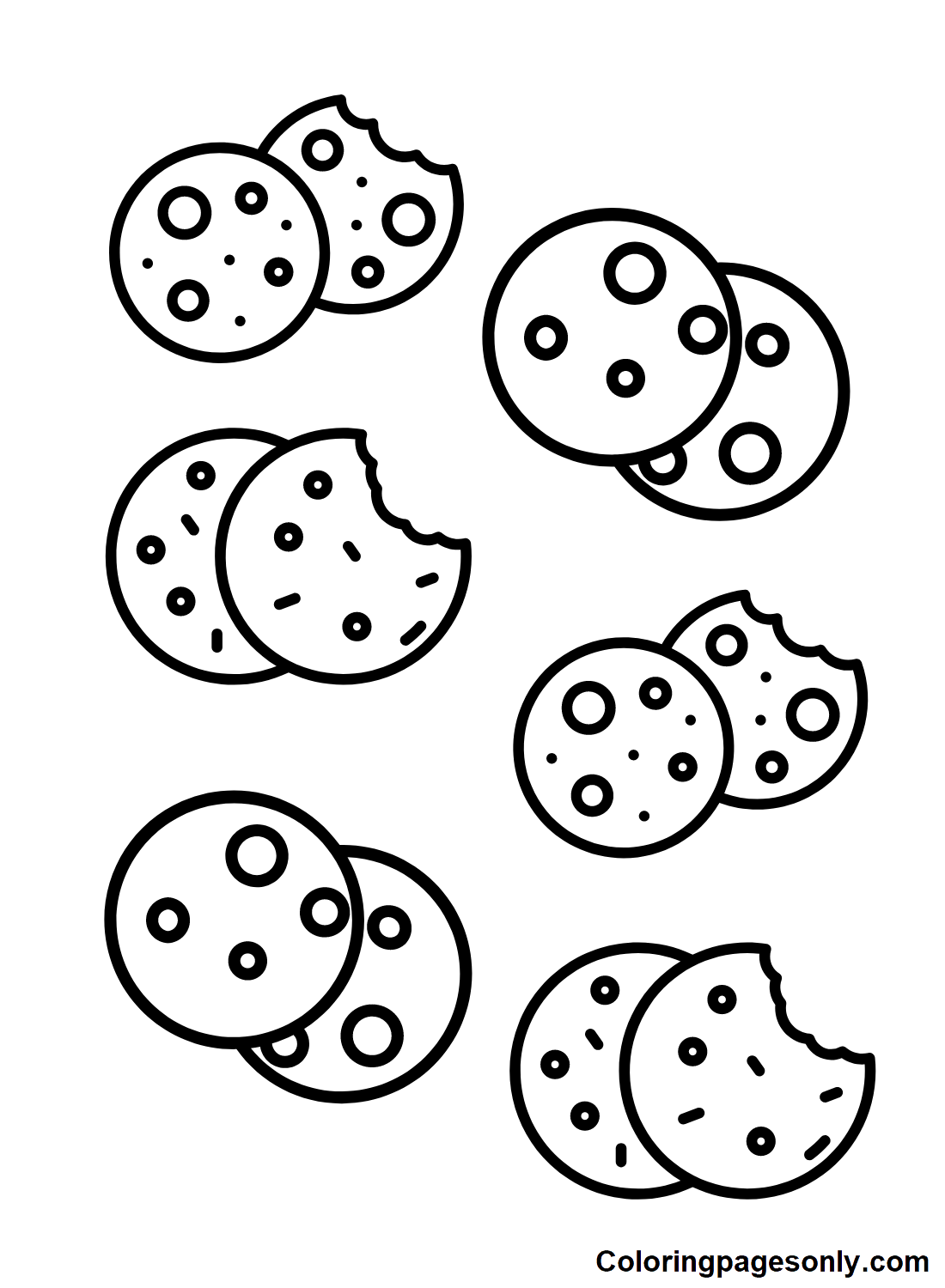 34 Cookie Coloring Pages Printable 24