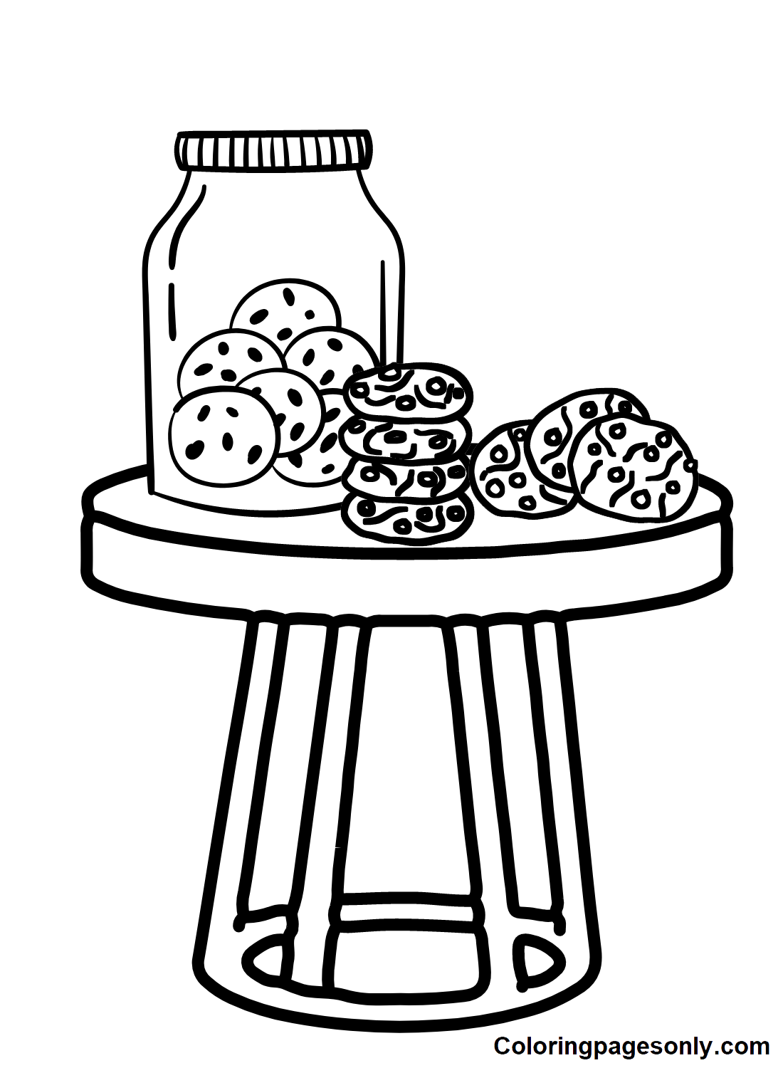 34 Cookie Coloring Pages Printable 26