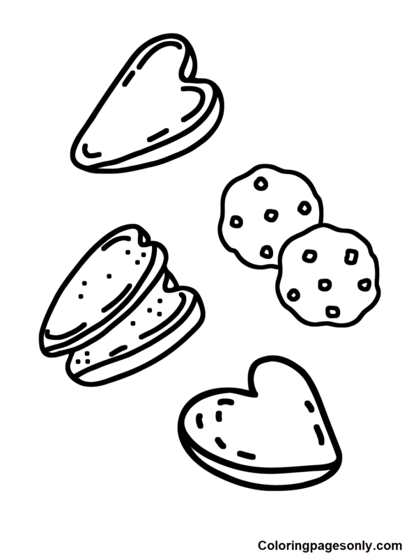 34 Cookie Coloring Pages Printable 29