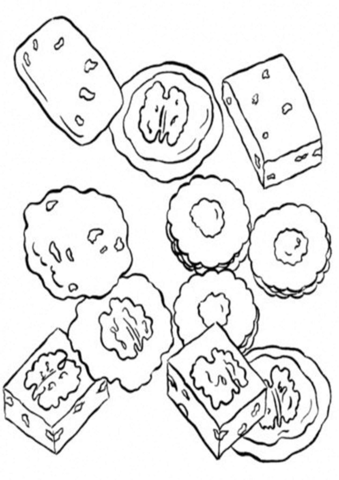 34 Cookie Coloring Pages Printable 6