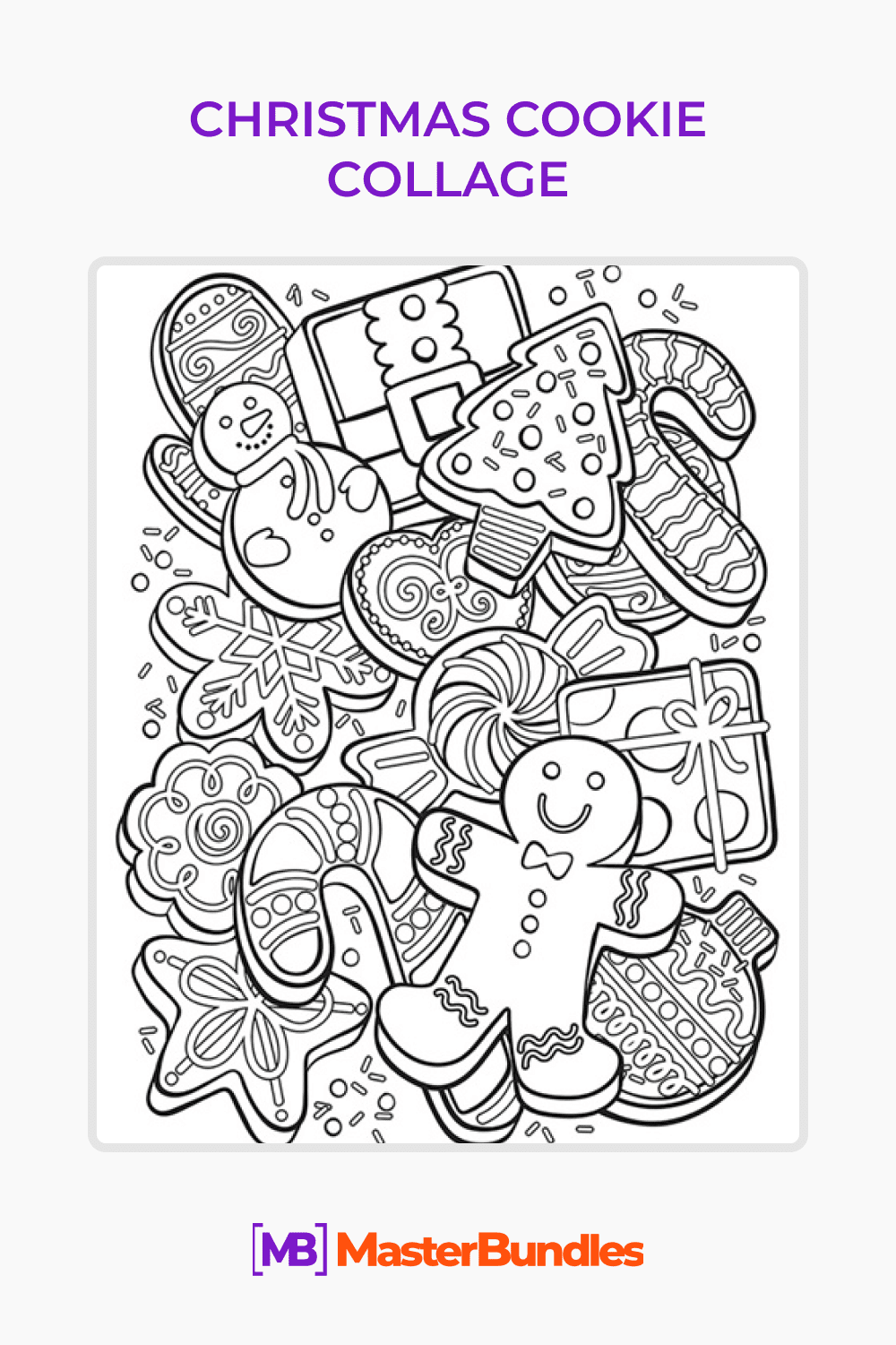 34 Cookie Coloring Pages Printable 7