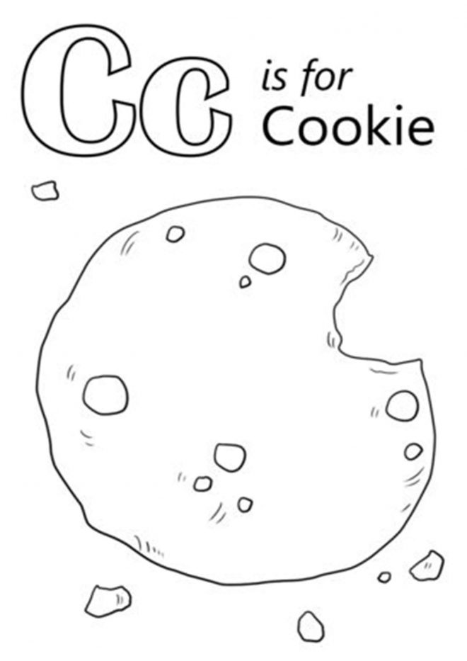 34 Cookie Coloring Pages Printable 9