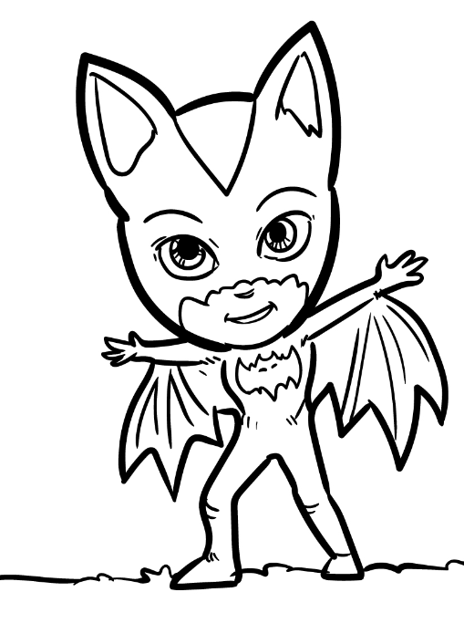 34 Heroic PJ Masks Coloring Pages Printable 14