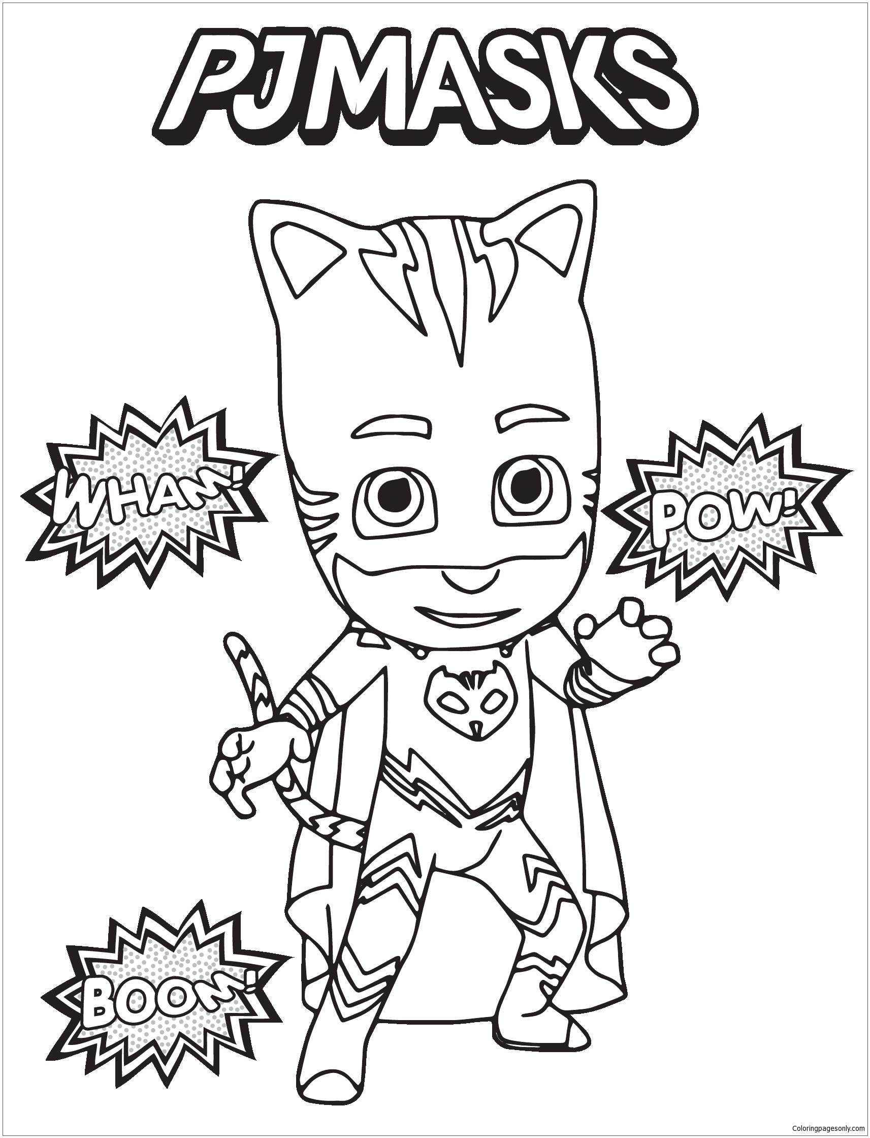 34 Heroic PJ Masks Coloring Pages Printable 24