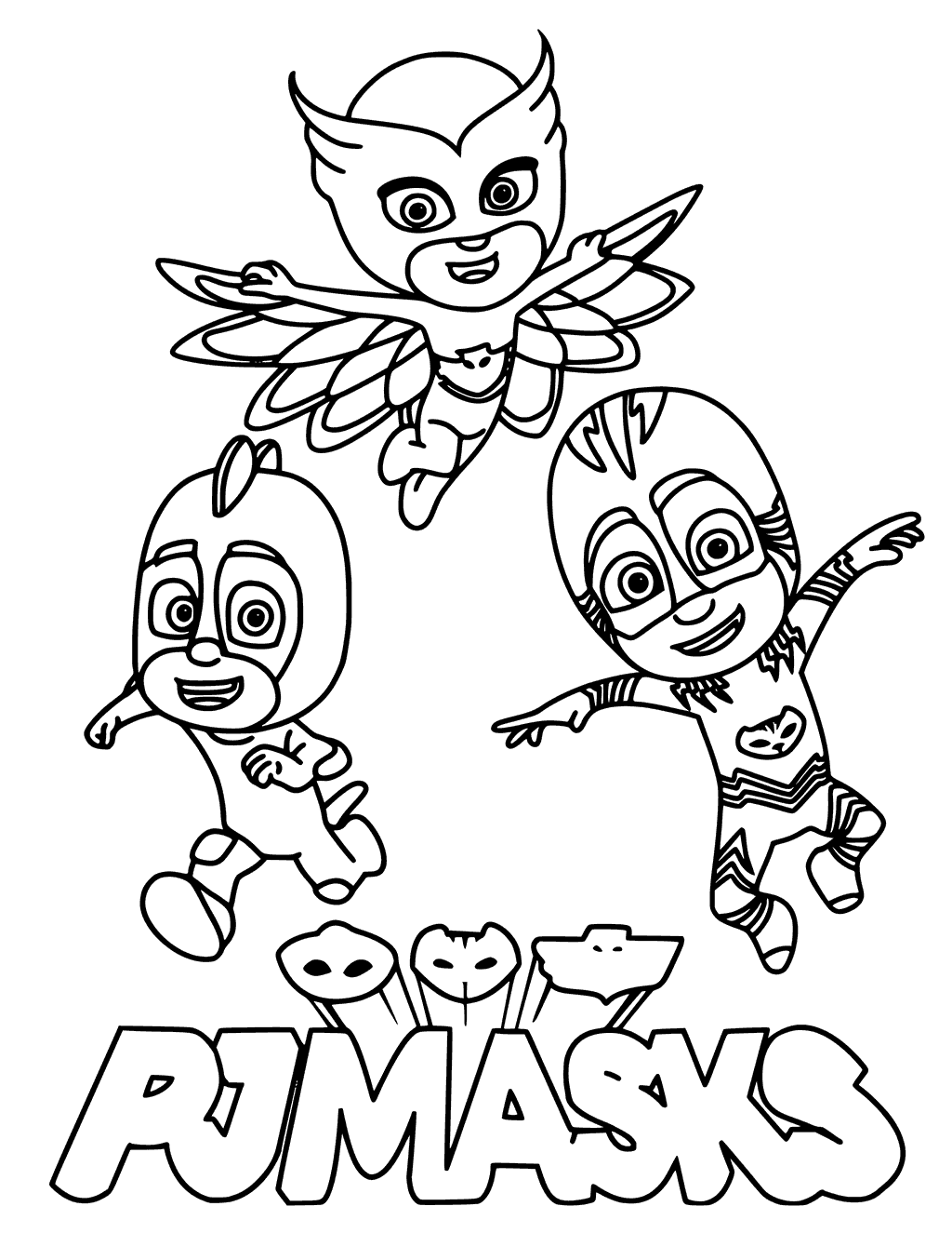 34 Heroic PJ Masks Coloring Pages Printable 25