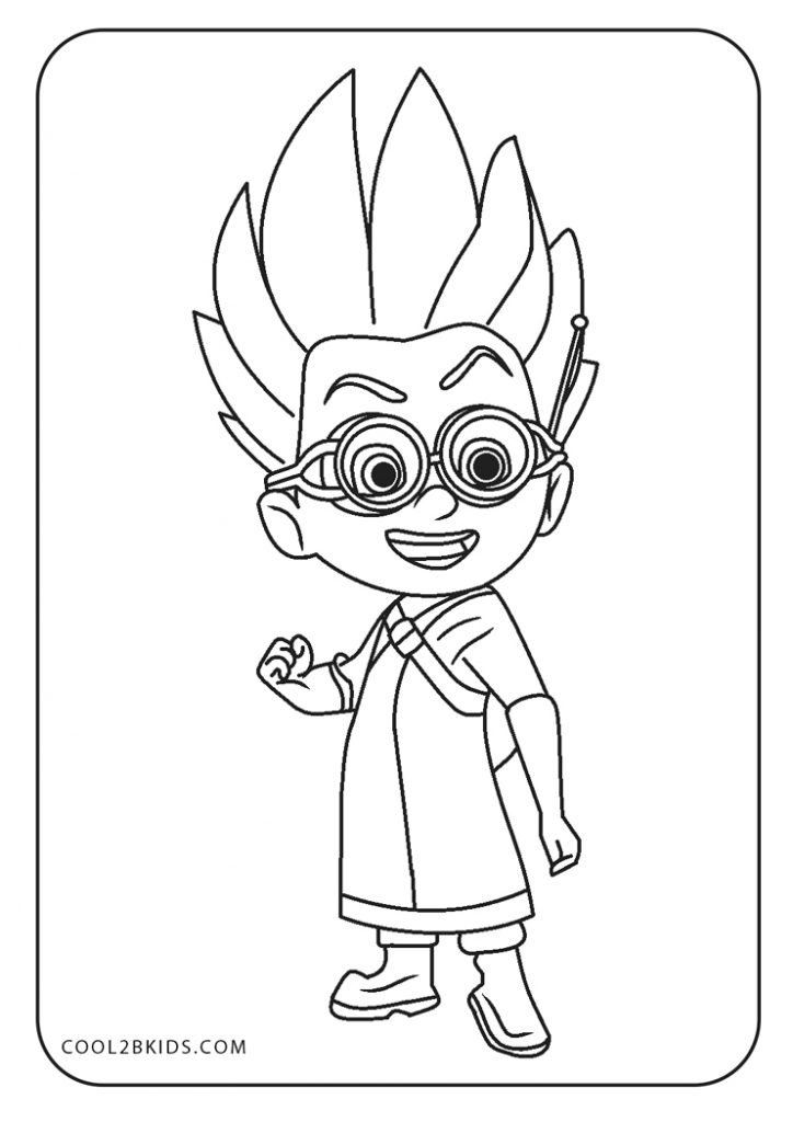 34 Heroic PJ Masks Coloring Pages Printable 29