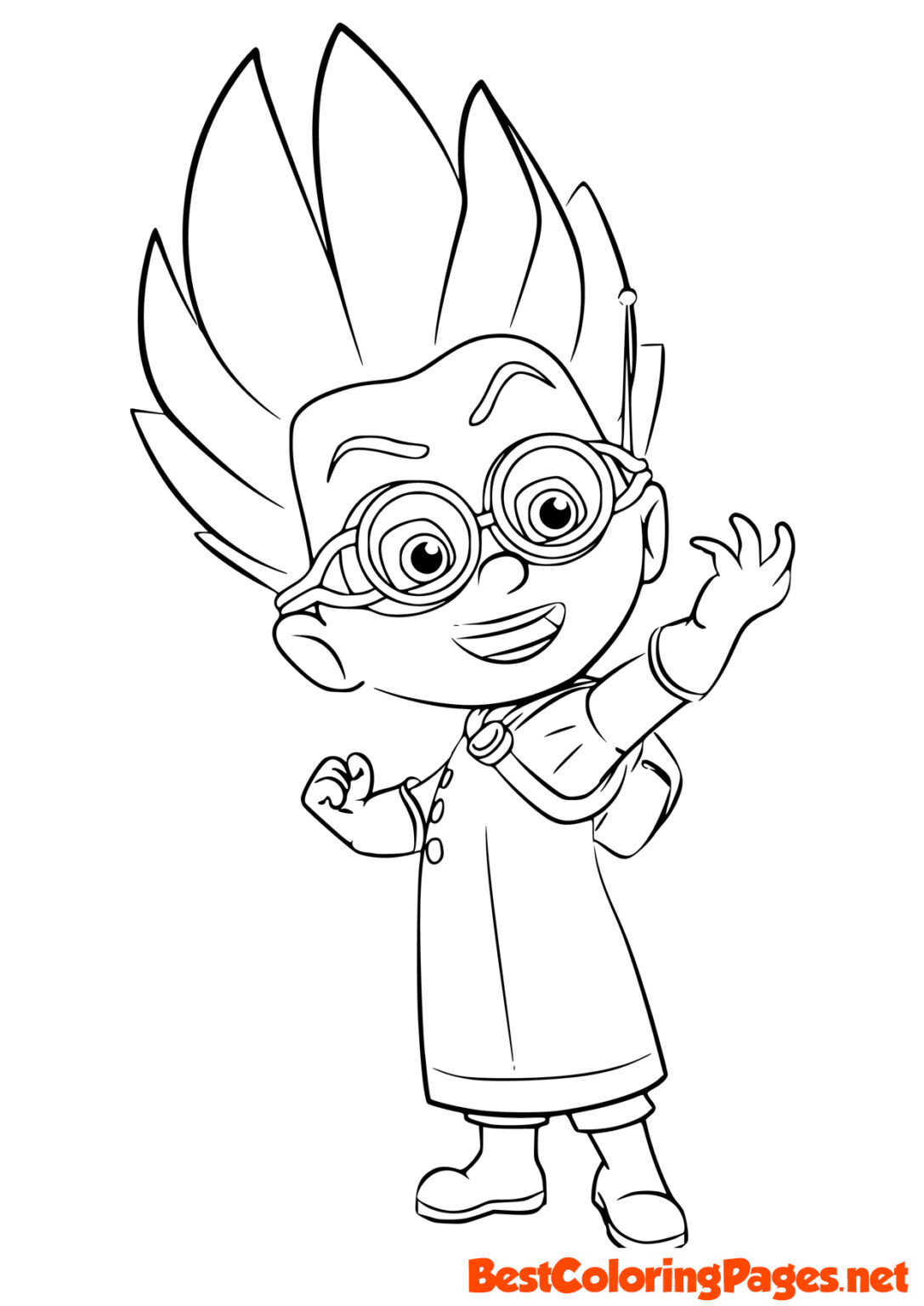 34 Heroic PJ Masks Coloring Pages Printable 3