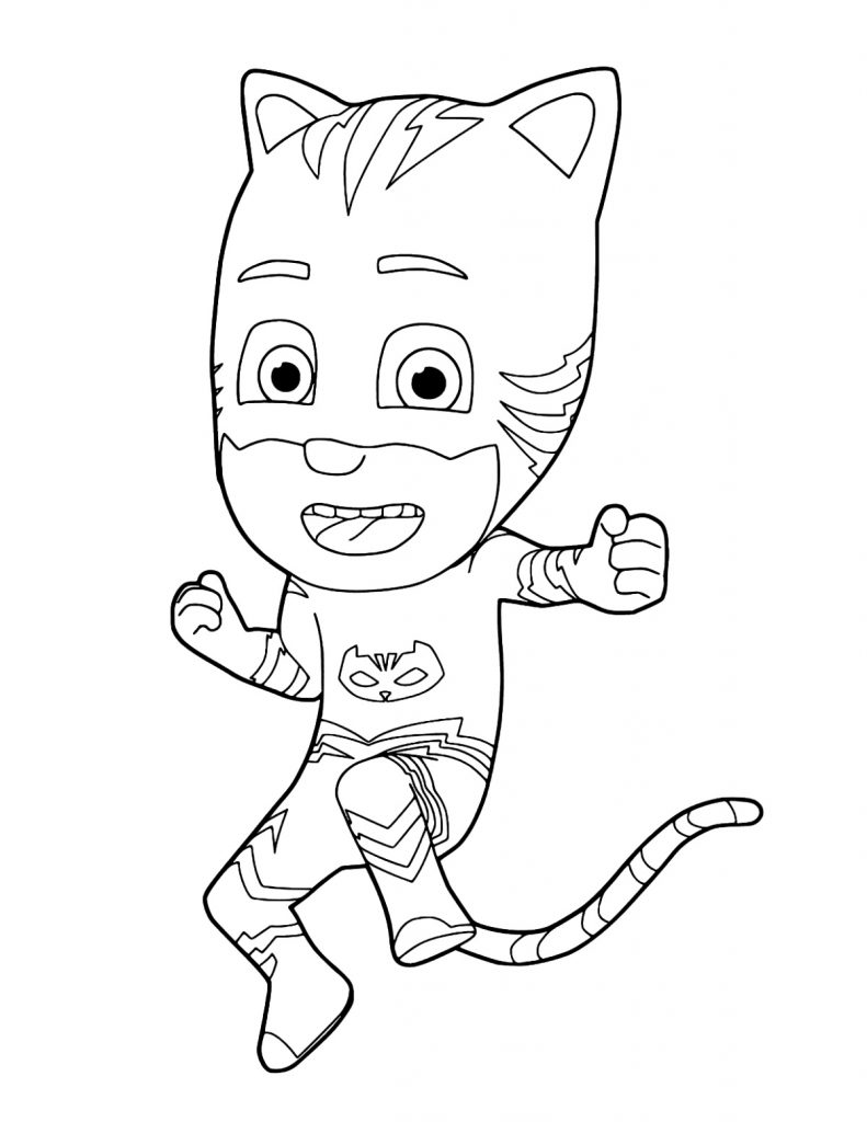 34 Heroic PJ Masks Coloring Pages Printable 8