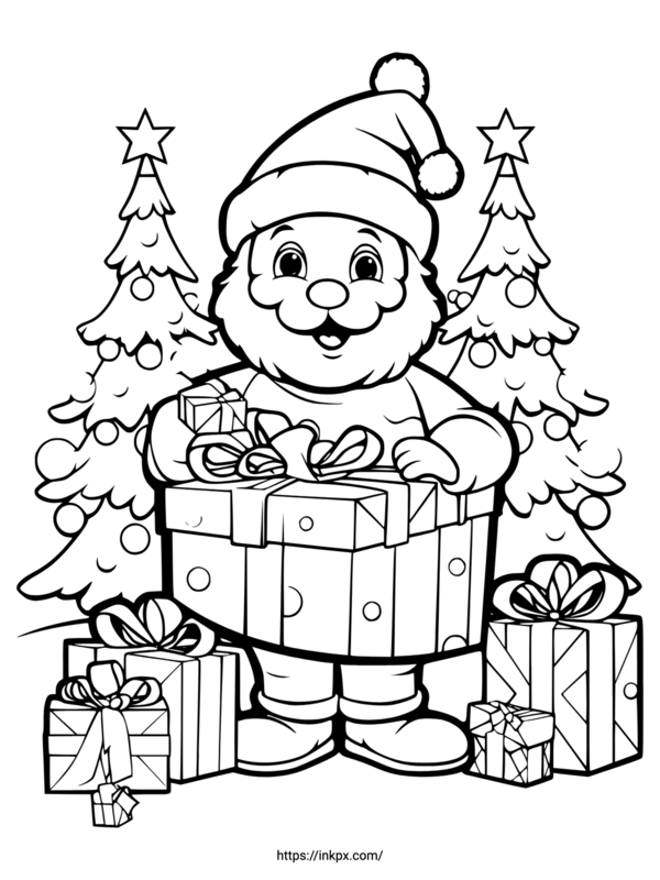 34 Jolly Santa Claus Coloring Pages Printable 11