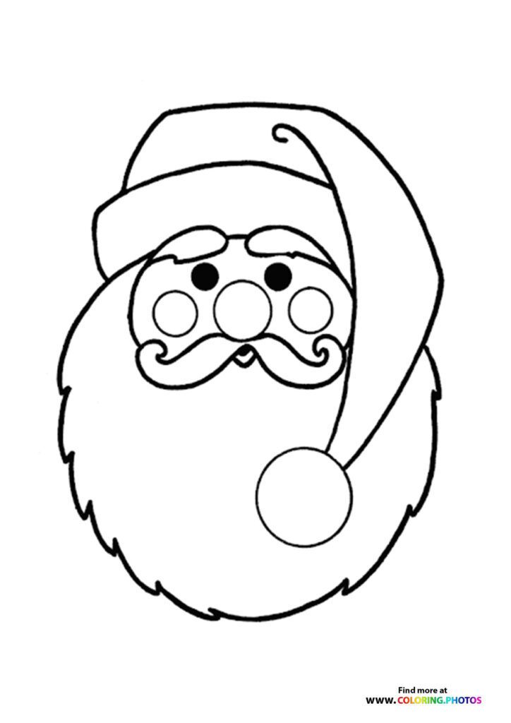 34 Jolly Santa Claus Coloring Pages Printable 12