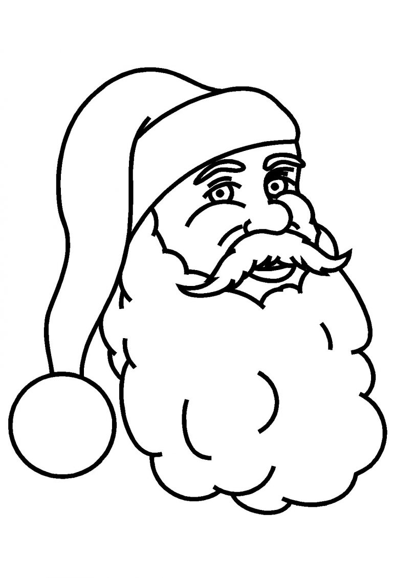 34 Jolly Santa Claus Coloring Pages Printable 16