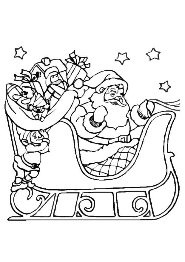 34 Jolly Santa Claus Coloring Pages Printable 23