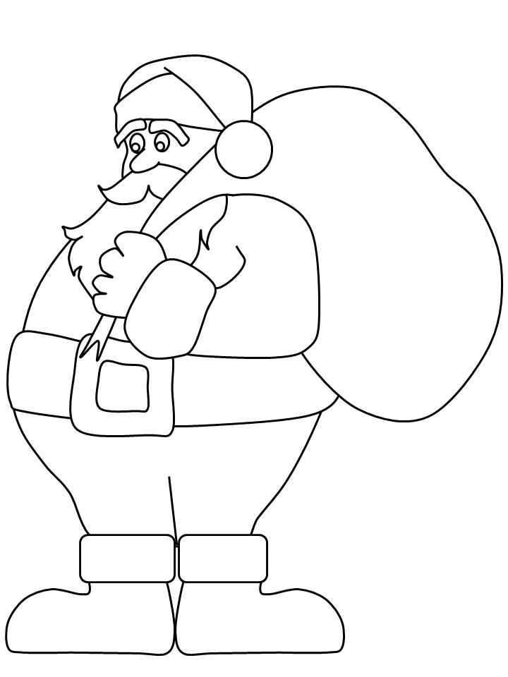 34 Jolly Santa Claus Coloring Pages Printable 28