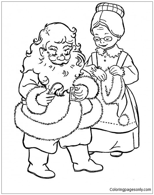 34 Jolly Santa Claus Coloring Pages Printable 31