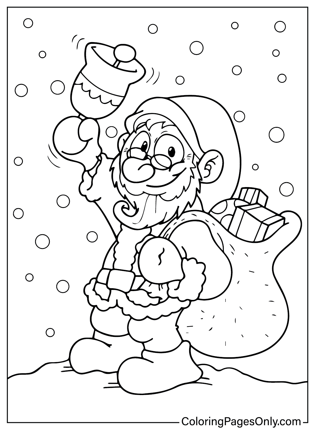 34 Jolly Santa Claus Coloring Pages Printable 32