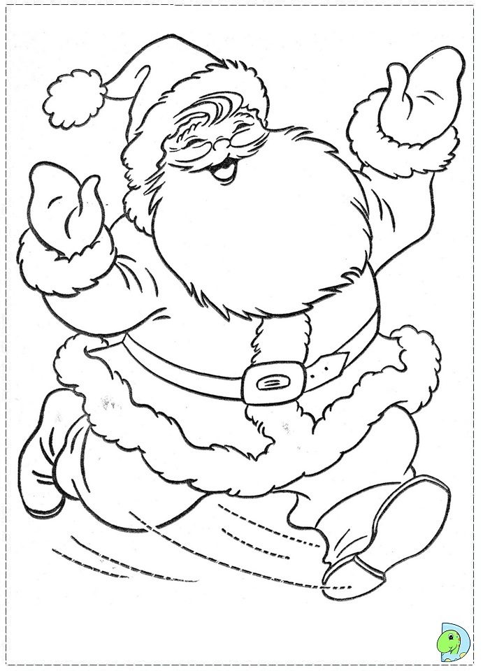 34 Jolly Santa Claus Coloring Pages Printable 33