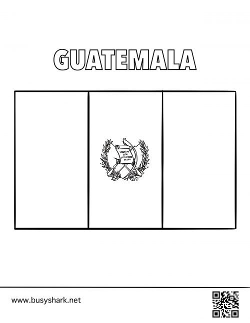 34 Proud Guatemala Flag Coloring Page Printable 24