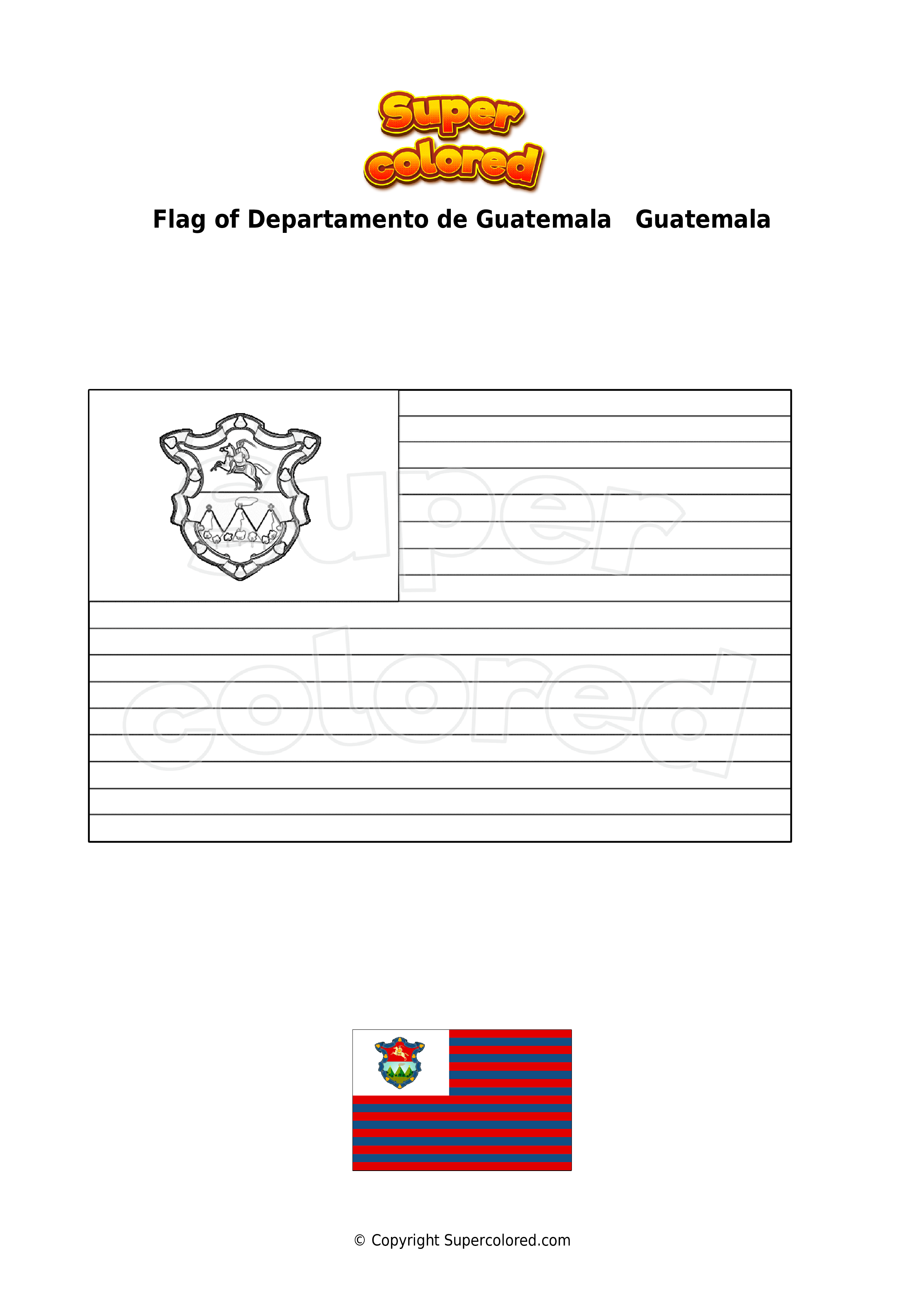 34 Proud Guatemala Flag Coloring Page Printable 28