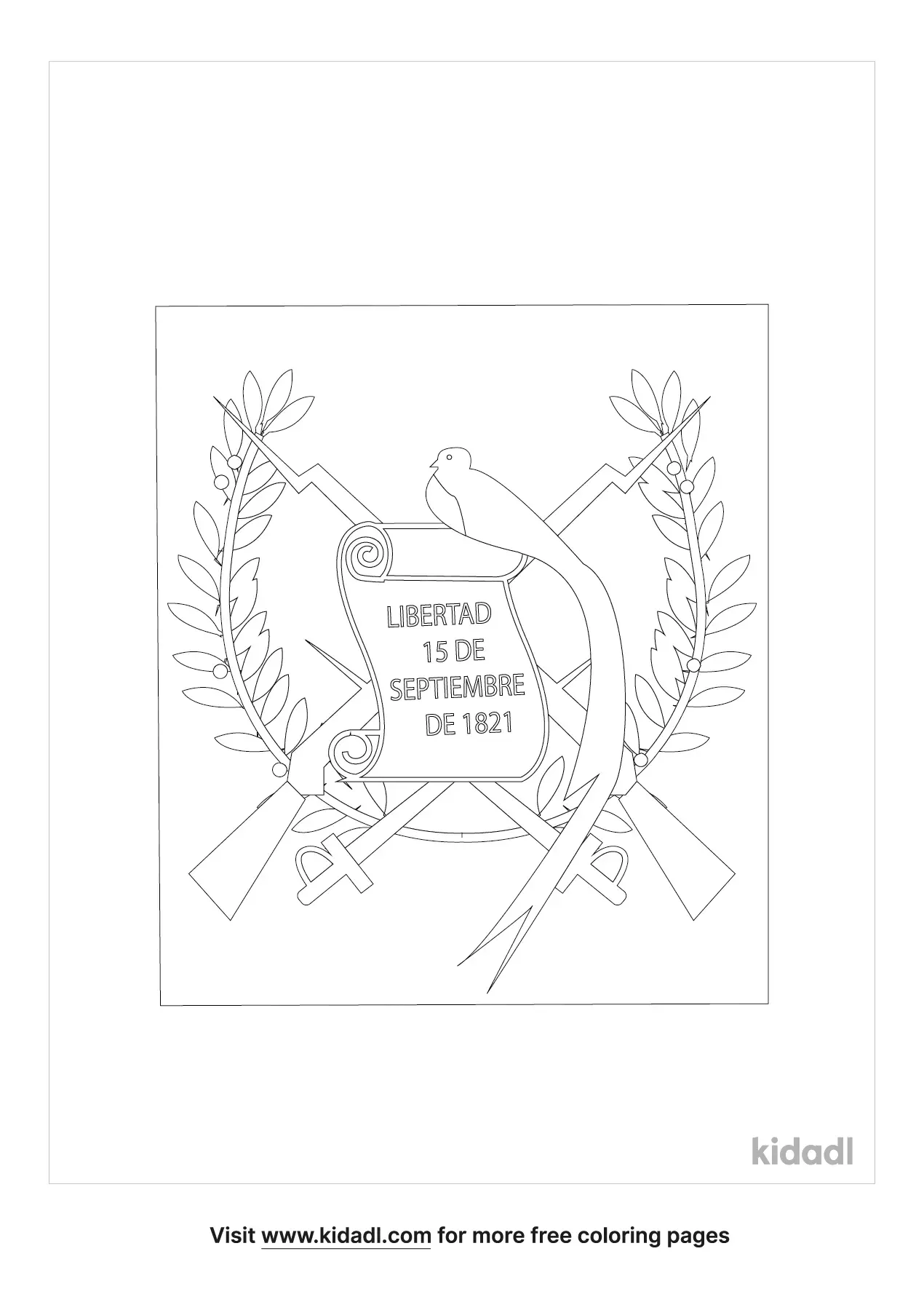 34 Proud Guatemala Flag Coloring Page Printable 6