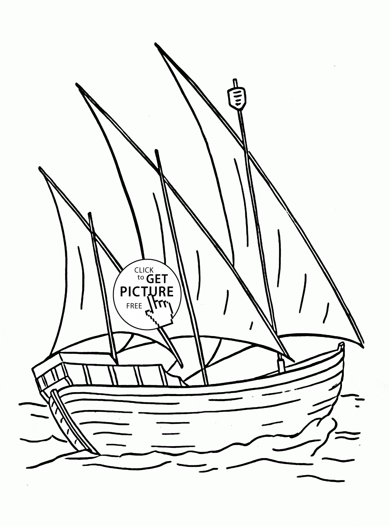 34 Sailboat Coloring Pages Printable 10