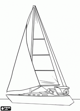 34 Sailboat Coloring Pages Printable 11