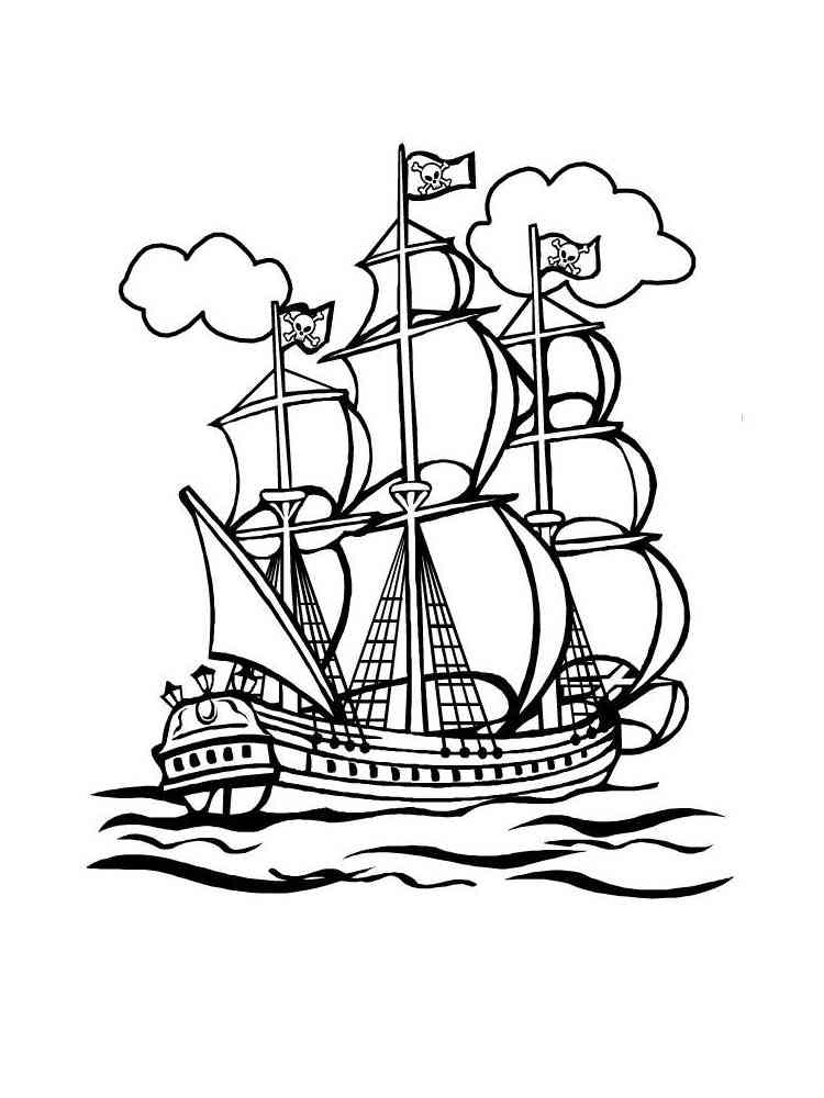 34 Sailboat Coloring Pages Printable 17