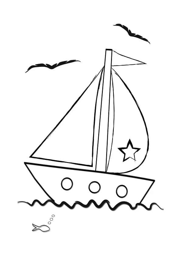 34 Sailboat Coloring Pages Printable 24