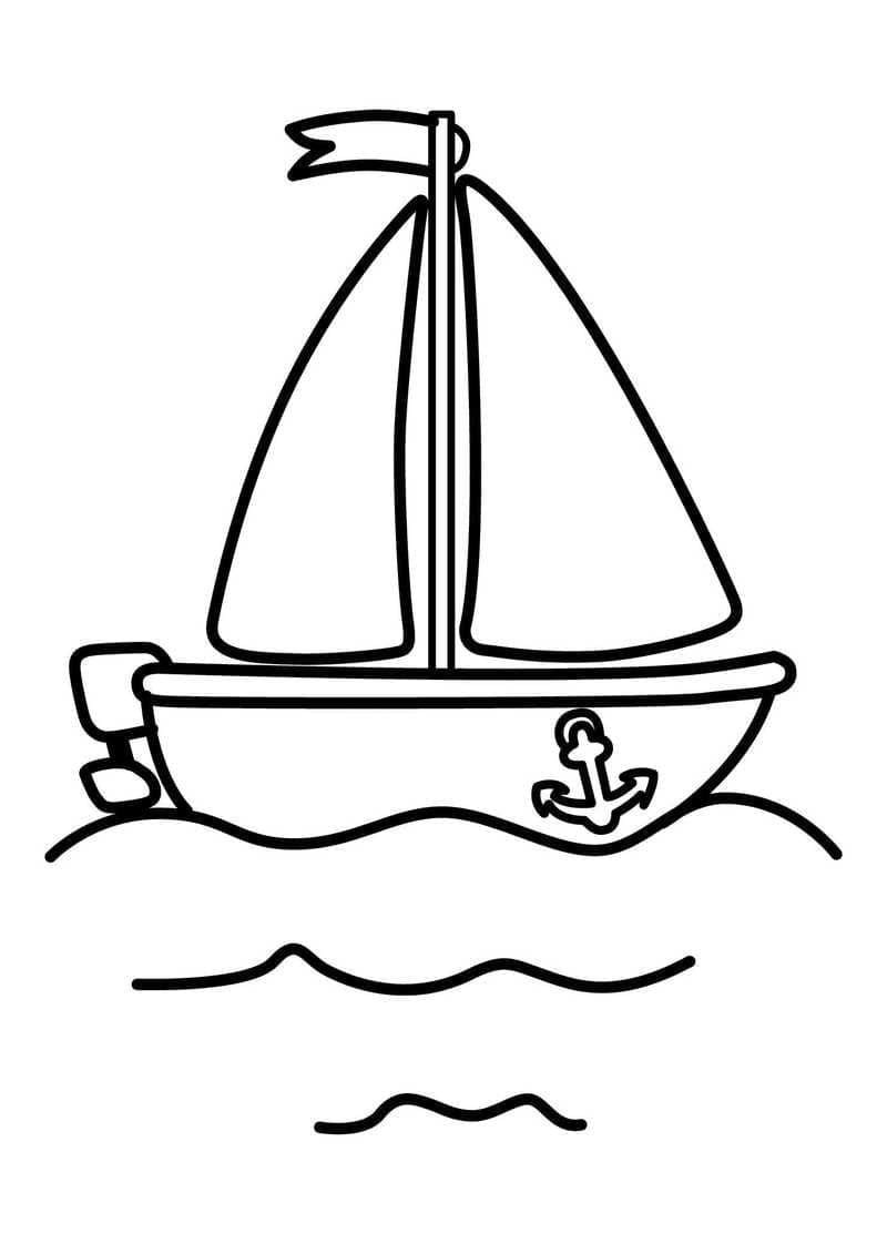 34 Sailboat Coloring Pages Printable 26