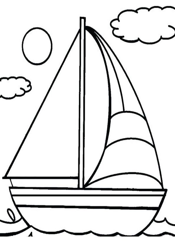 34 Sailboat Coloring Pages Printable 30