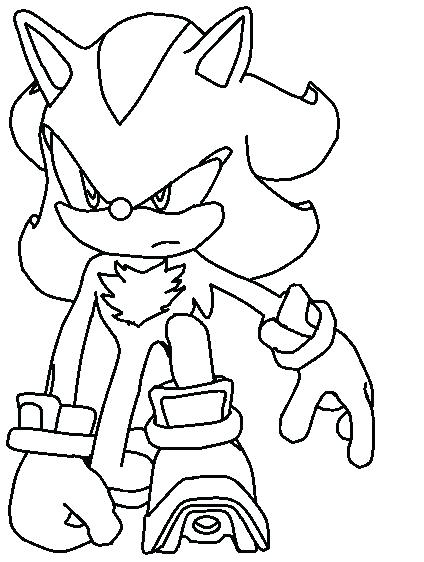 34 Shadow Sonic Coloring Pages Printable 16