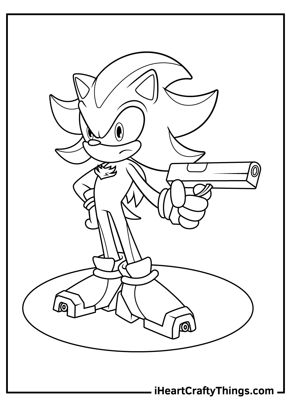 34 Shadow Sonic Coloring Pages Printable 25