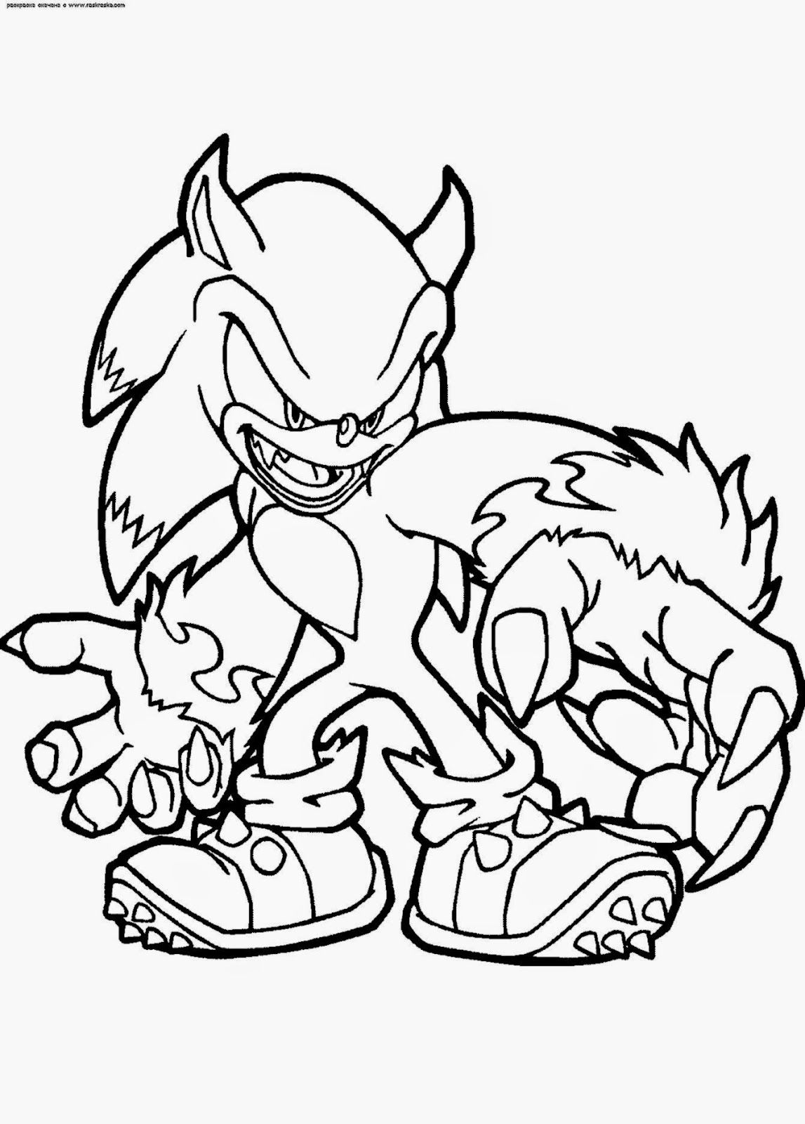 34 Shadow Sonic Coloring Pages Printable 27