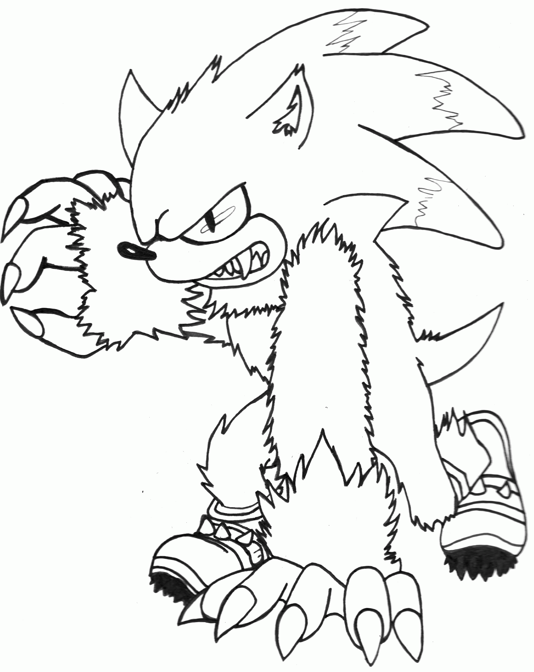 34 Shadow Sonic Coloring Pages Printable 30