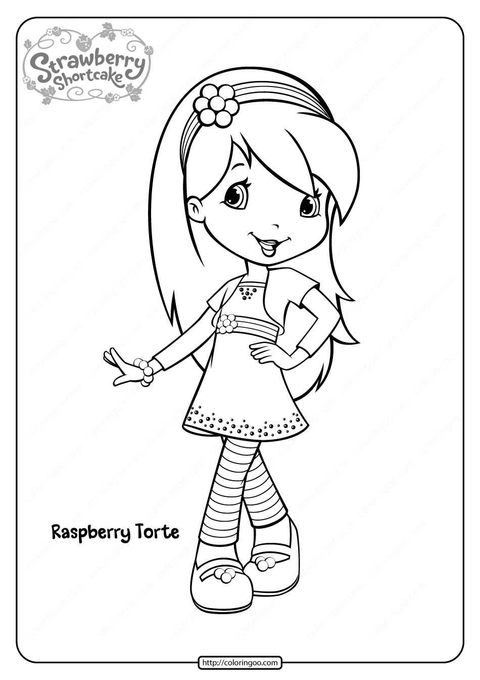 34 Tasty Raspberry Coloring Page Printable 12