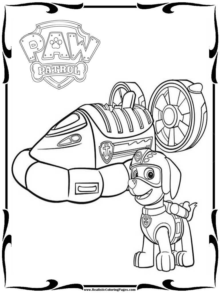 35 Adventurous PAW Patrol Coloring Pages Printable 10