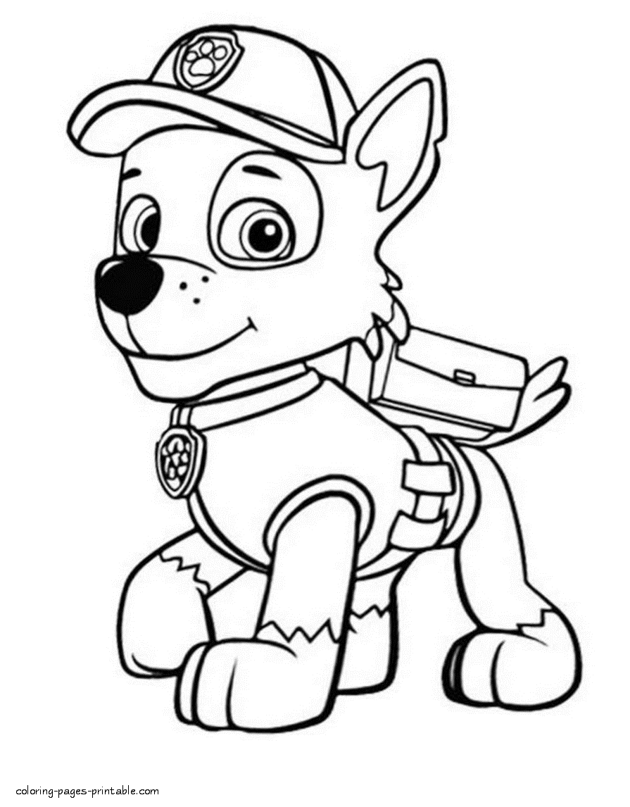 35 Adventurous PAW Patrol Coloring Pages Printable 11