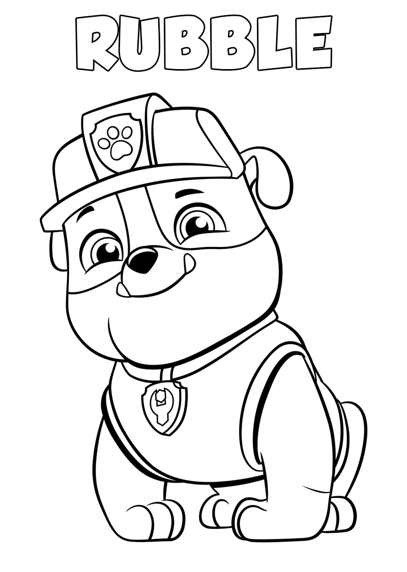 35 Adventurous PAW Patrol Coloring Pages Printable 12