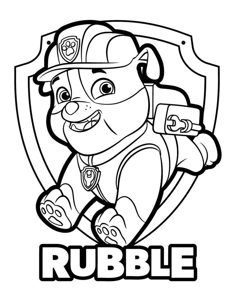 35 Adventurous PAW Patrol Coloring Pages Printable 15