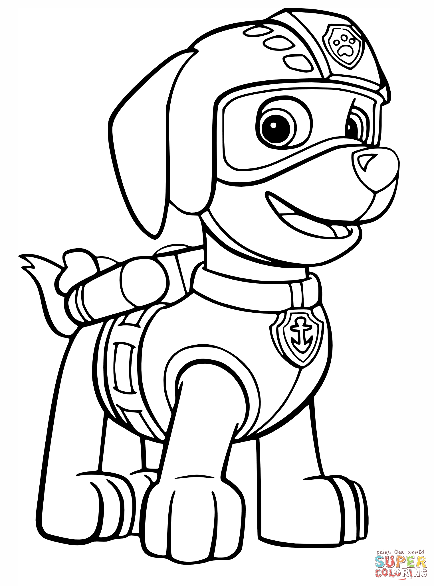 35 Adventurous PAW Patrol Coloring Pages Printable 16