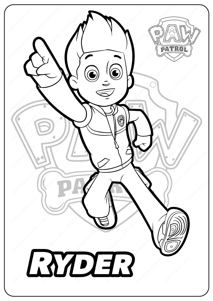 35 Adventurous PAW Patrol Coloring Pages Printable 17