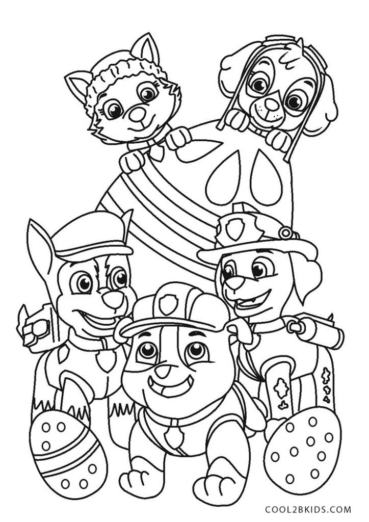 35 Adventurous PAW Patrol Coloring Pages Printable 19