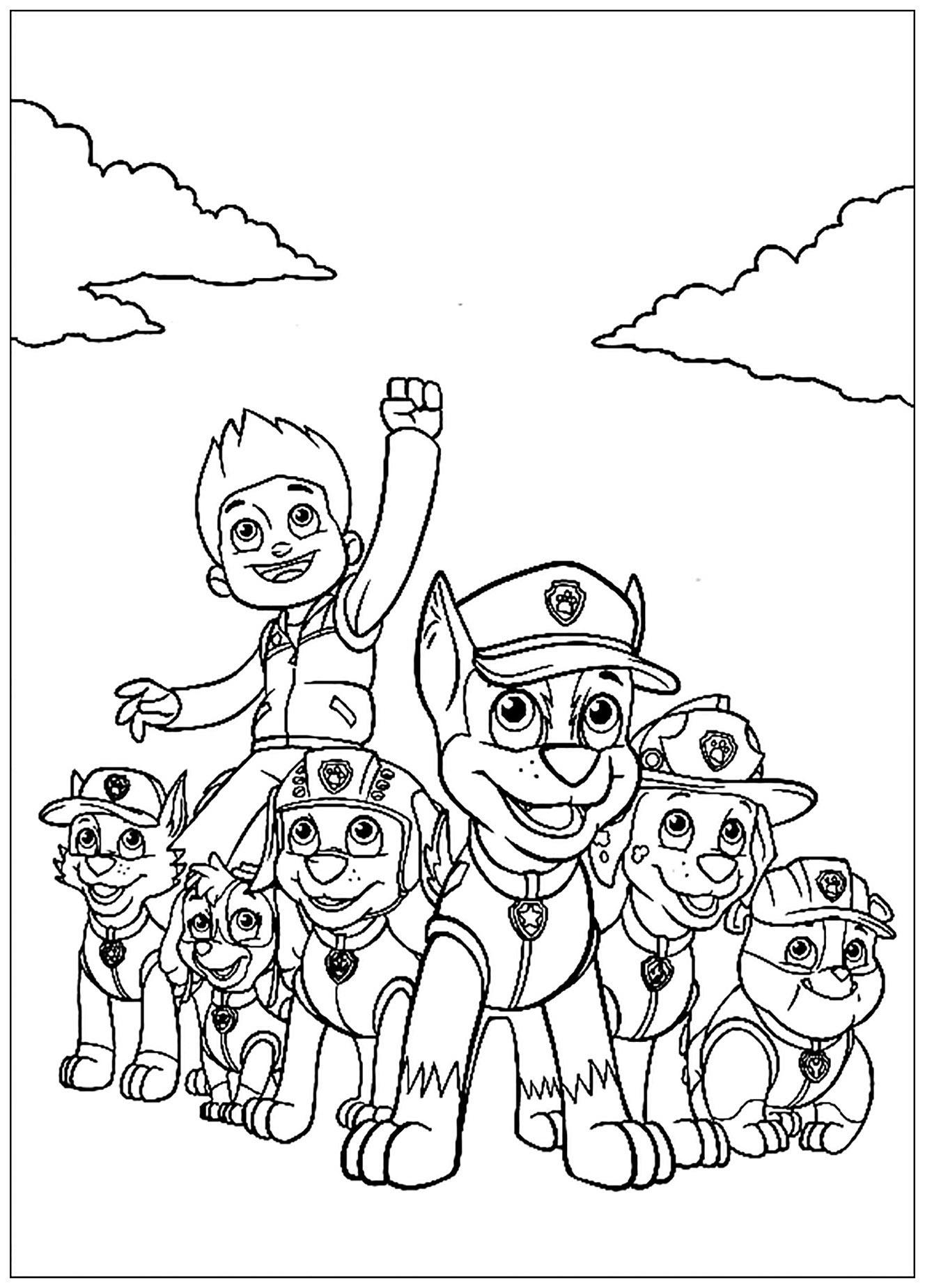 35 Adventurous PAW Patrol Coloring Pages Printable 26