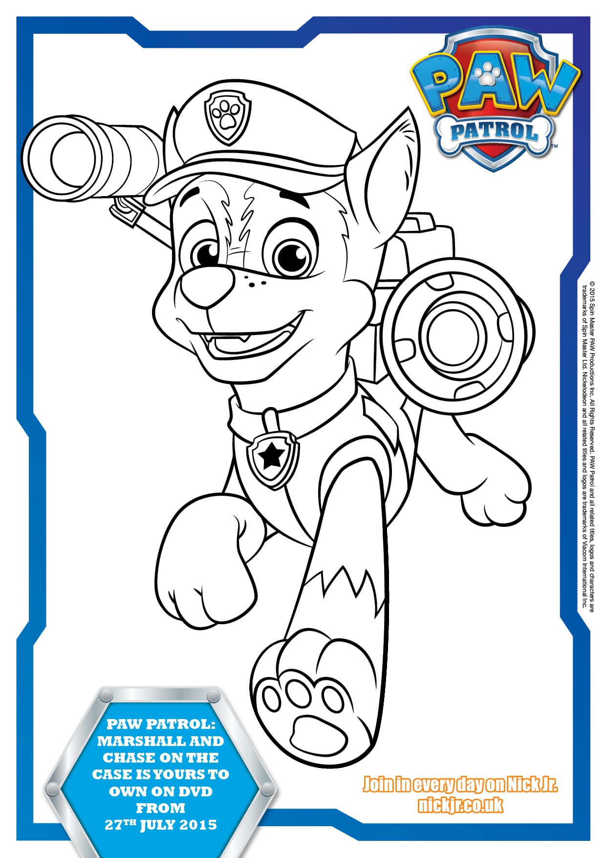 35 Adventurous PAW Patrol Coloring Pages Printable 27