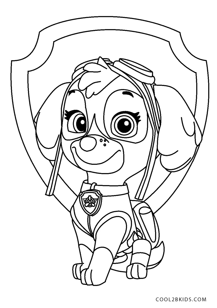 35 Adventurous PAW Patrol Coloring Pages Printable 28