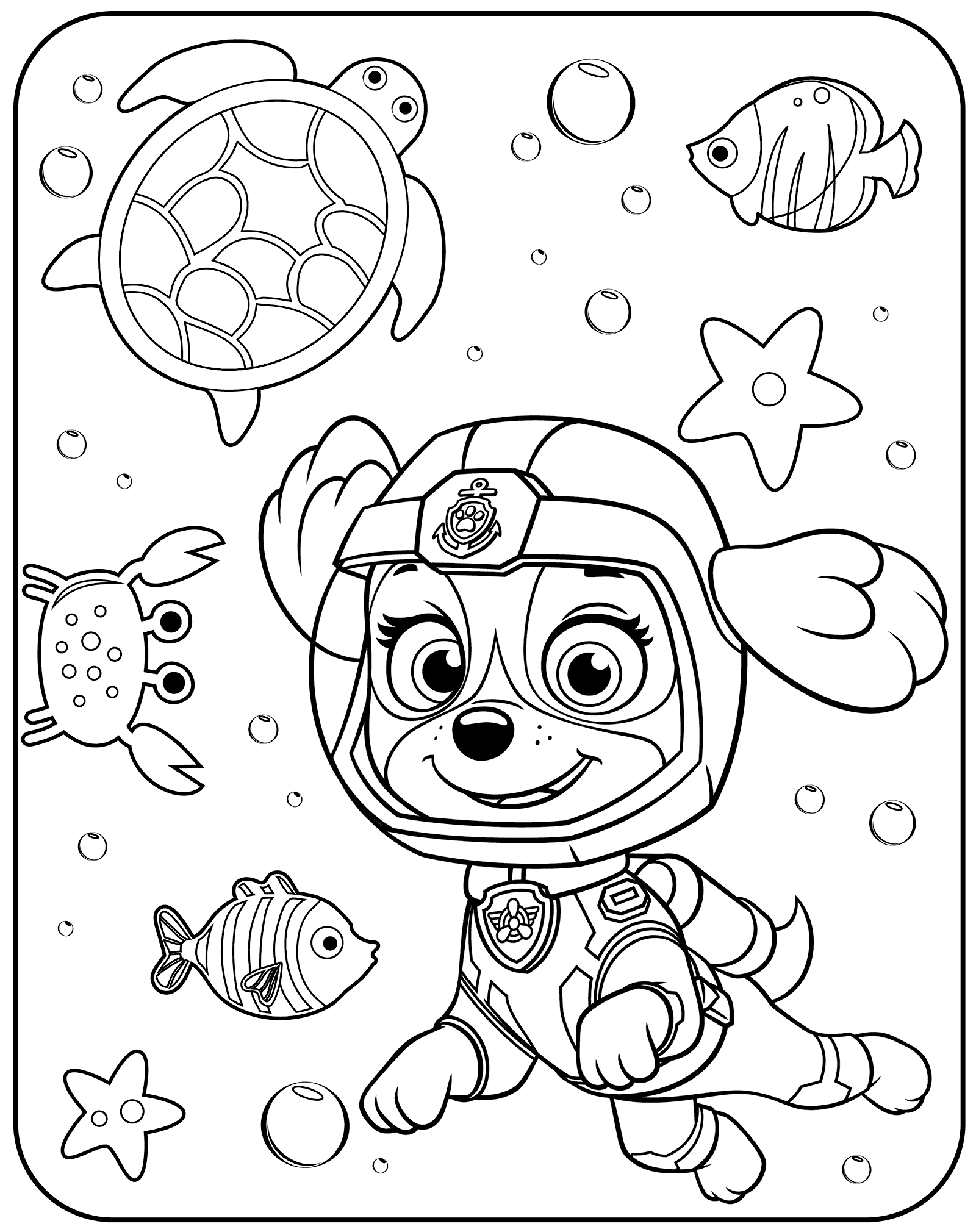 35 Adventurous PAW Patrol Coloring Pages Printable 30