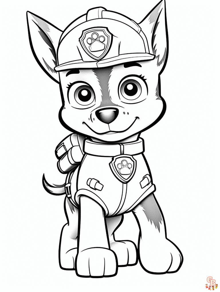 35 Adventurous PAW Patrol Coloring Pages Printable 32